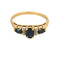 Bague 56 Bague ancienne en or jaune 18K, saphir 0,30 ct et diamants 58 Facettes BEA3298