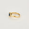 Bague 52.5 Bague en or jaune 18K avec saphir 1,15 ct et diamants troïdia 58 Facettes COL2959