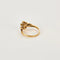 Bague 54 Bague début XXe - Motif floral en or jaune et blanc 18K, rubis et diamants 58 Facettes LAN12232