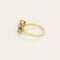 Bague 55 Bague trilogie diamants en or jaune 18k 58 Facettes QUI0760X2