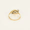 Bague 55 Bague trilogie diamants en or jaune 18k 58 Facettes QUI0760X2
