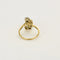 Bague 56 Bague Belle Époque motif naturaliste en or jaune, platine, diamants et perle 58 Facettes LOR3543
