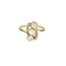 Bague 56 Bague Belle Époque motif naturaliste en or jaune, platine, diamants et perle 58 Facettes LOR3543