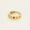 Bague 52.5 Bague jonc matelassée Tutti Frutti en or jaune 18K et quartz 58 Facettes LAV1909