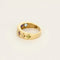 Bague 52.5 Bague jonc matelassée Tutti Frutti en or jaune 18K et quartz 58 Facettes LAV1909