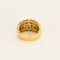 Bague 53 Bague bandeau en or jaune 18K et diamants 58 Facettes CRE0041X4