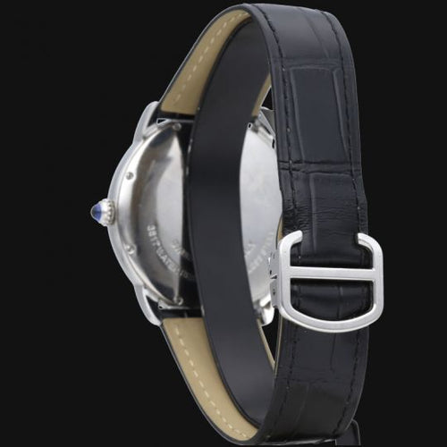 Montre Cartier Ronde Solo - Montre ronde en acier 42 mm 58 Facettes MT45151