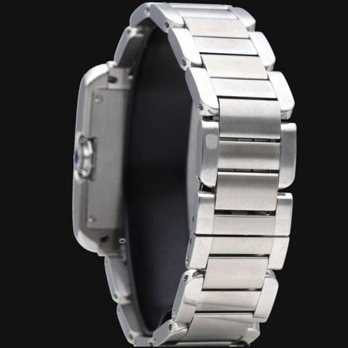 Montre Cartier Tank Anglaise - Montre femme en acier quartz 58 Facettes MT45202