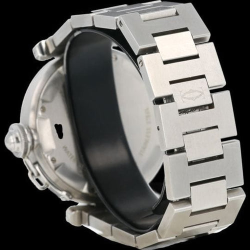 Montre Cartier Pasha GMT - Montre automatique en acier 35 mm 58 Facettes MT45246
