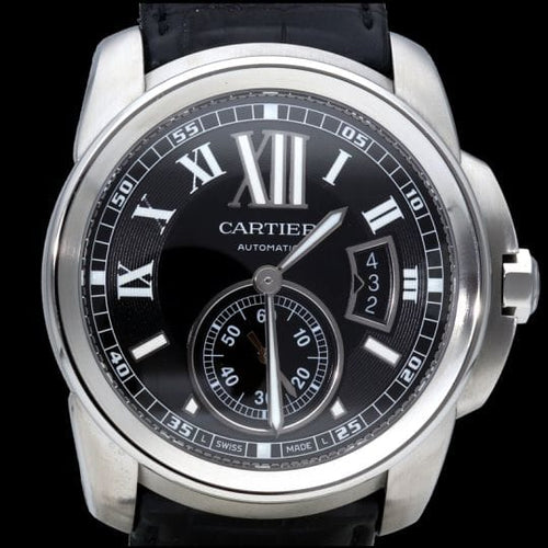 Montre Cartier Calibre de Cartier - Montre automatique homme 42 mm acier 58 Facettes MT39087