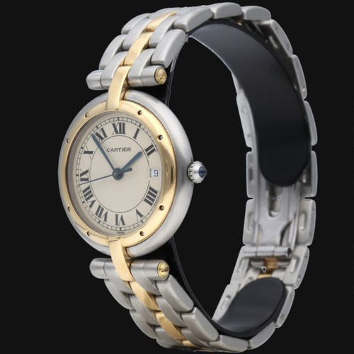 Montre Cartier Panthère - Montre femme en or jaune et acier 58 Facettes MT45259