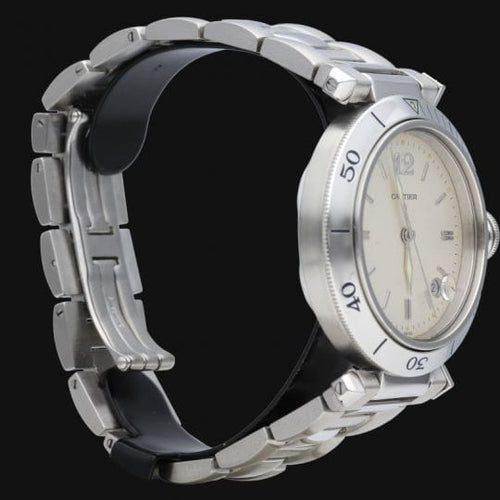 Montre Cartier Pasha Plongeur - Montre automatique homme en acier 38 mm 58 Facettes MT45228