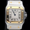Montre Cartier Santos Galbée - Montre femme en or jaune et acier 58 Facettes MT45193