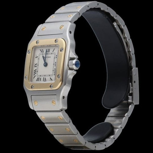 Montre Cartier Santos Galbée - Montre femme en or jaune et acier 58 Facettes MT45193