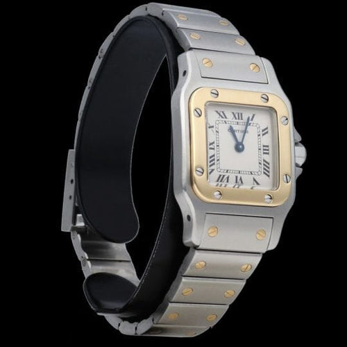 Montre Cartier Santos Galbée - Montre femme en or jaune et acier 58 Facettes MT45193