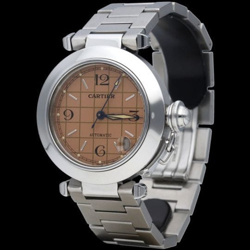 Montre Cartier Pasha - Montre automatique en acier 35 mm 58 Facettes MT45242