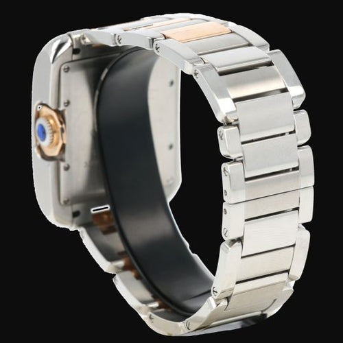 Montre Cartier Tank Anglaise - Montre femme en or rose et acier 58 Facettes MT45205