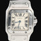 Montre Cartier Santos Galbée - Montre en acier quartz 26 x 34 mm 58 Facettes MT45191