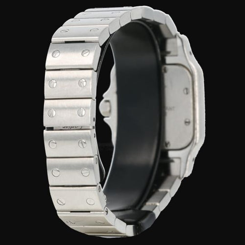 Montre Cartier Santos Galbée - Montre en acier quartz 26 x 34 mm 58 Facettes MT45191