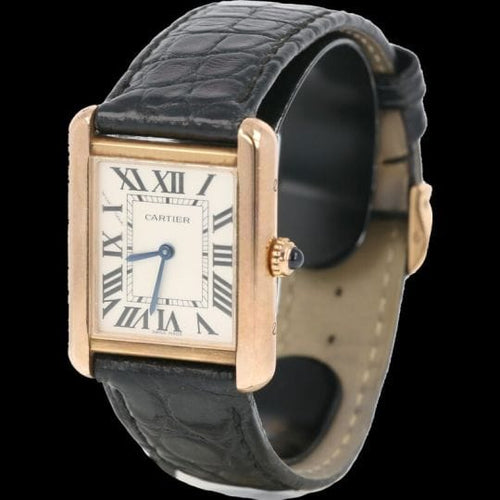 Montre Cartier Tank Solo - Montre en or jaune 58 Facettes MT45149