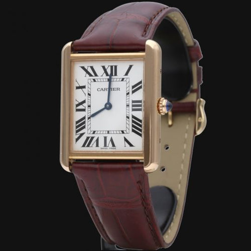 Montre Cartier Tank Solo - Montre en or jaune 58 Facettes MT45150