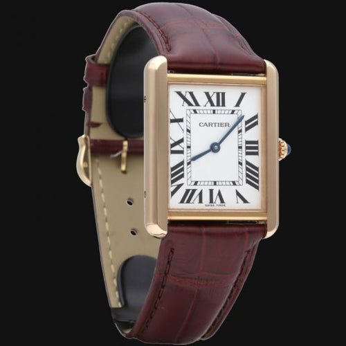 Montre Cartier Tank Solo - Montre en or jaune 58 Facettes MT45150