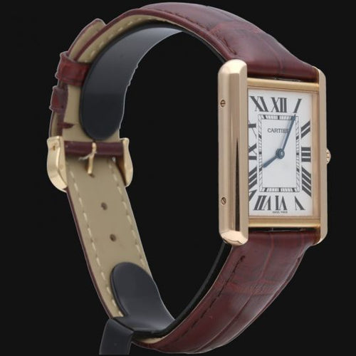 Montre Cartier Tank Solo - Montre en or jaune 58 Facettes MT45150