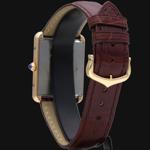 Montre Cartier Tank Solo - Montre en or jaune 58 Facettes MT45150
