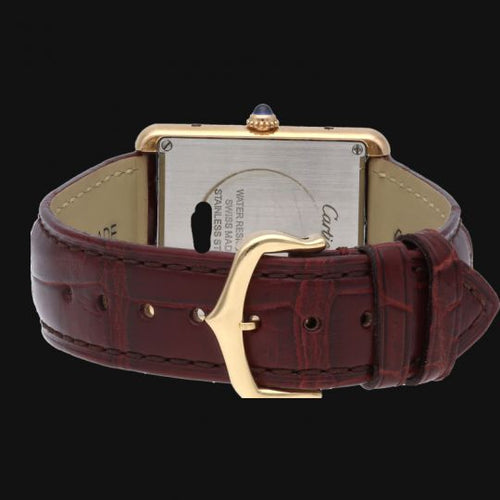 Montre Cartier Tank Solo - Montre en or jaune 58 Facettes MT45150