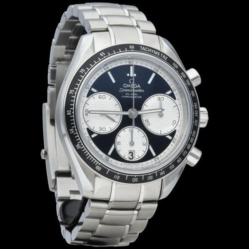 Montre Omega Speedmaster Racing - Montre chronographe Co-Axial 40 mm en acier 58 Facettes MT45081