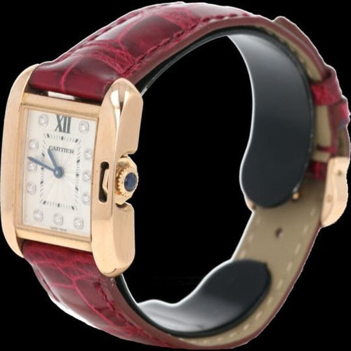 Montre Cartier Tank Anglaise - Montre femme en or rose 58 Facettes MT45145