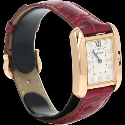 Montre Cartier Tank Anglaise - Montre femme en or rose 58 Facettes MT45145