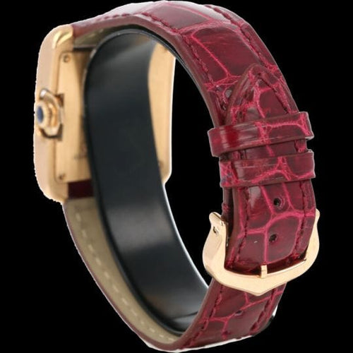 Montre Cartier Tank Anglaise - Montre femme en or rose 58 Facettes MT45145