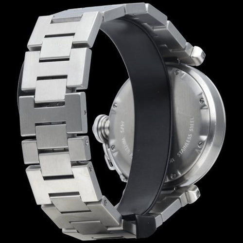 Montre Cartier Pasha - Montre automatique 35 mm en acier 58 Facettes MT45234