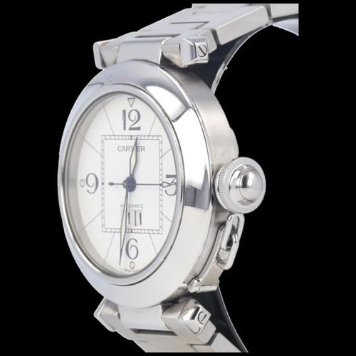 Montre Cartier Pasha - Montre automatique 35 mm en acier 58 Facettes MT45237