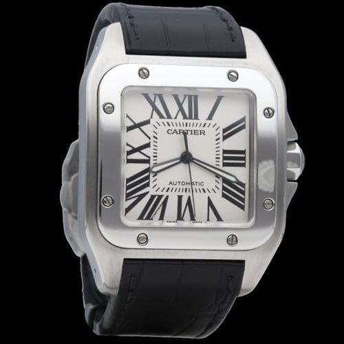 Montre Cartier Santos 100 XL - Montre automatique homme en acier 58 Facettes MT45161