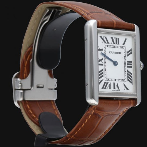 Montre Cartier Tank Solo - Montre femme à quartz 58 Facettes MT45211