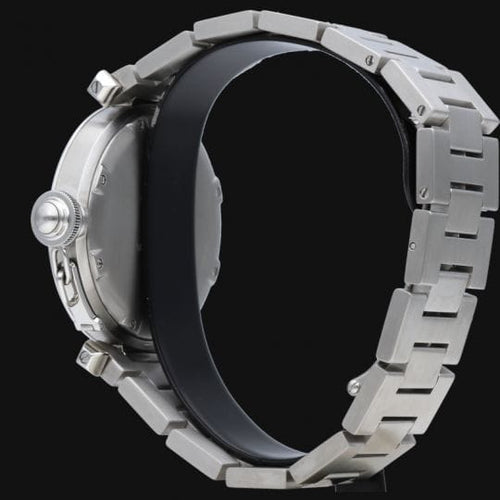 Montre Cartier Pasha - Montre automatique en acier 35 mm 58 Facettes MT45236