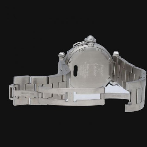 Montre Cartier Pasha - Montre automatique en acier 35 mm 58 Facettes MT45236