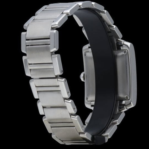 Montre Cartier Tank Française - Montre GM automatique en acier 58 Facettes MT45221