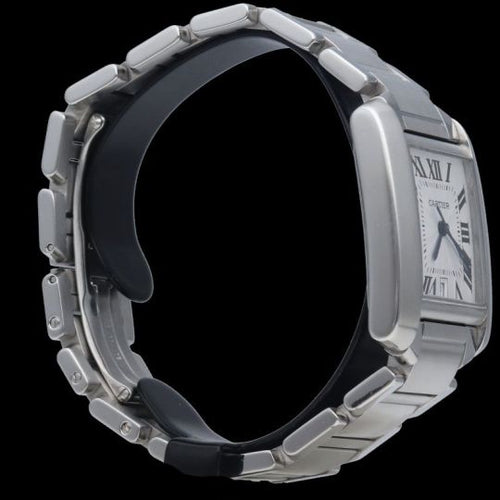 Montre Cartier Tank Française - Montre en acier automatique 58 Facettes MT45220