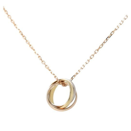 Collier Cartier Trinity - Collier en or blanc, rose et jaune 58 Facettes 5007