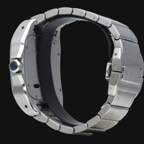 Montre Cartier Santos 100 XL - Montre automatique en acier 58 Facettes MT45163