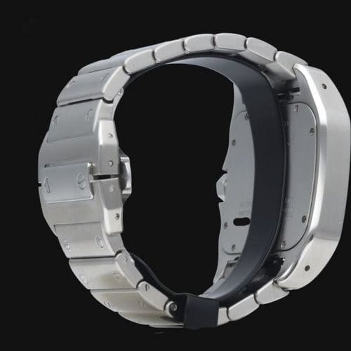 Montre Cartier Santos 100 XL - Montre automatique en acier 58 Facettes MT45163