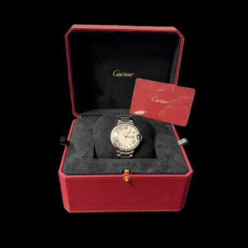 Montre Cartier Ballon Bleu - Montre automatique 42 mm en acier 58 Facettes MT45254