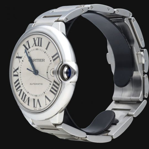 Montre Cartier Ballon Bleu - Montre automatique 42 mm en acier 58 Facettes MT45254