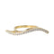 Bague 56 Bague en or jaune 18K avec diamant naturel 0,3 ct 58 Facettes 4050