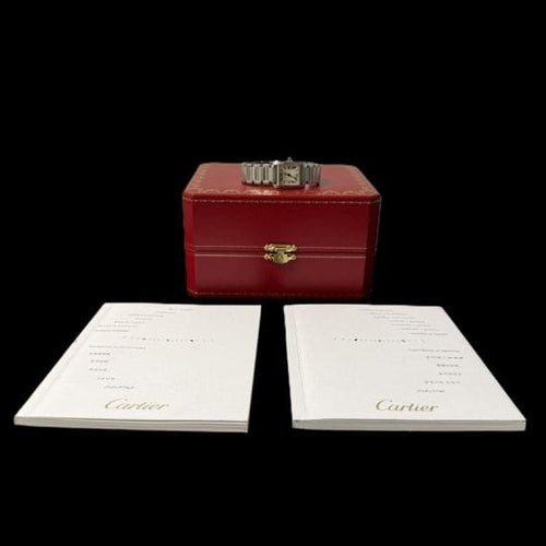 Montre Cartier Tank Française - Montre femme en acier 58 Facettes MT45324