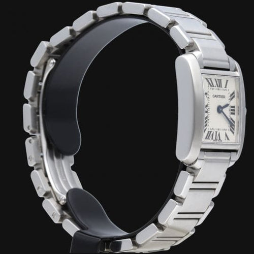 Montre Cartier Tank Française - Montre femme en acier 58 Facettes MT45324