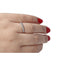 Bague 58 Bague en or blanc 18K et diamant naturel 0,23 ct 58 Facettes 4038